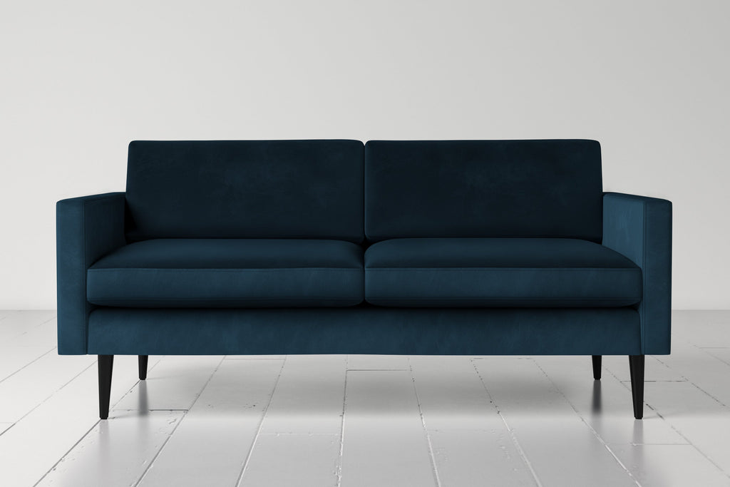 Swyft Model 01 2 Seater Sofa - Made To Order Teal Velvet