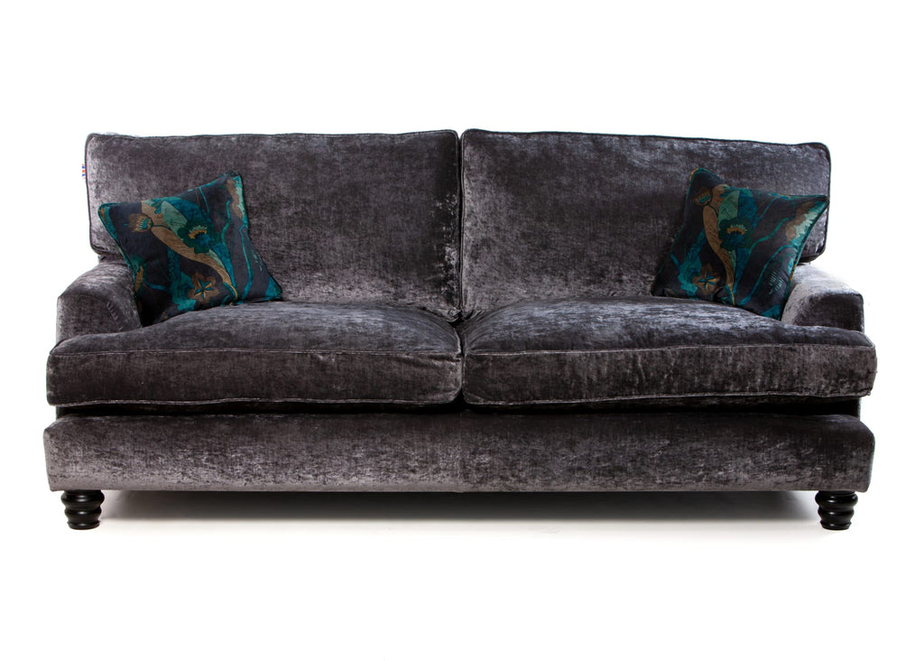 Canterbury 3 Seater Upholstered Fabric Sofa - Made To Order front view