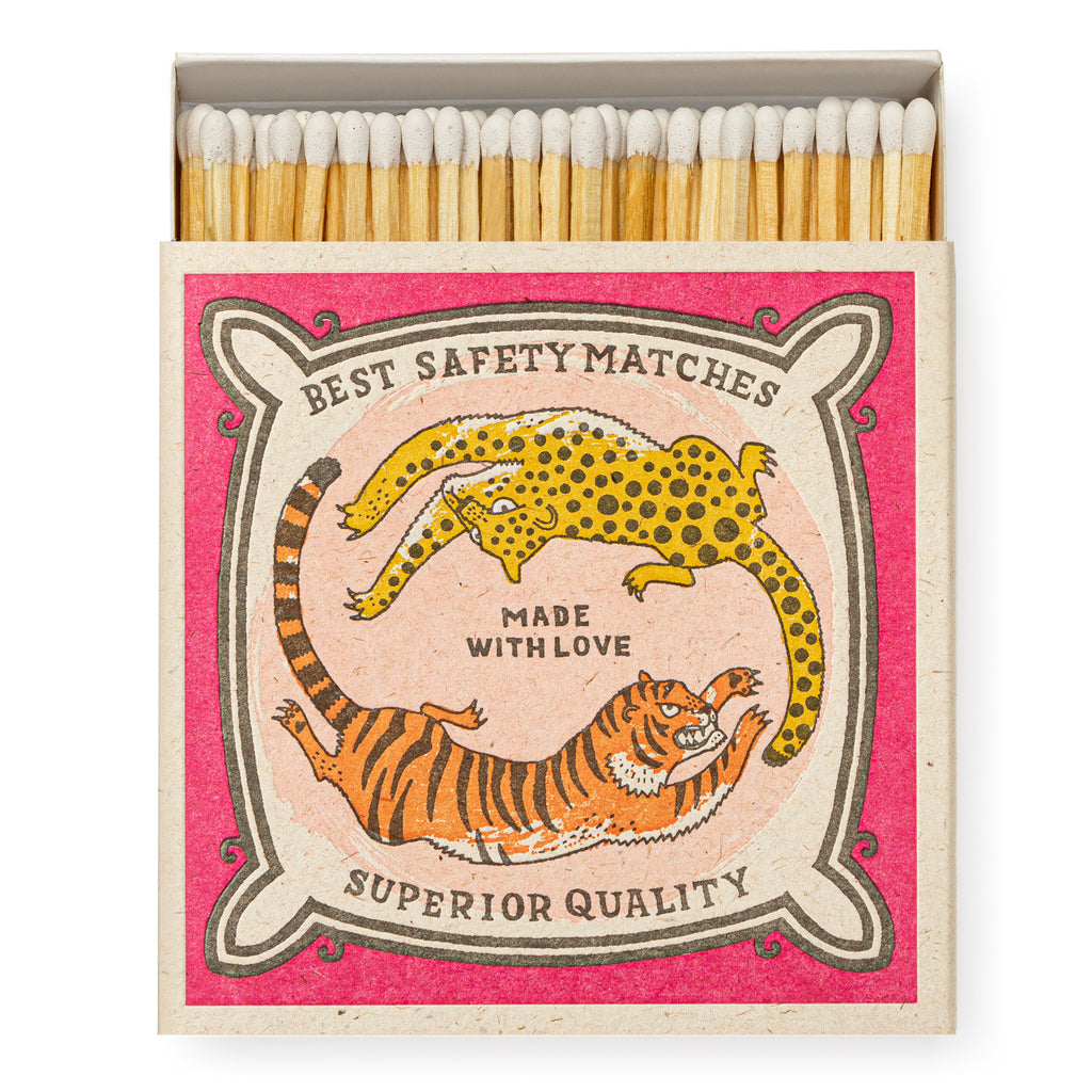 Chasing Big Cats Design Box Of Matches