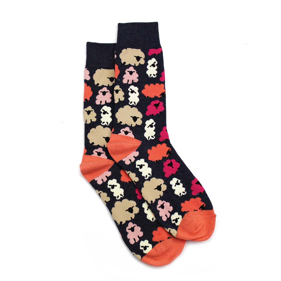 Colourful Sheep Patterned Unisex Socks