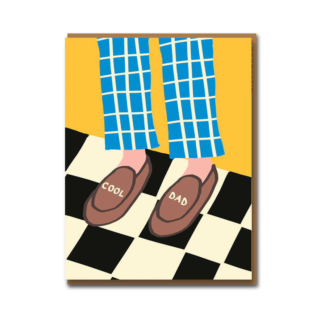 Cool Dad Slippers Father's Day Card