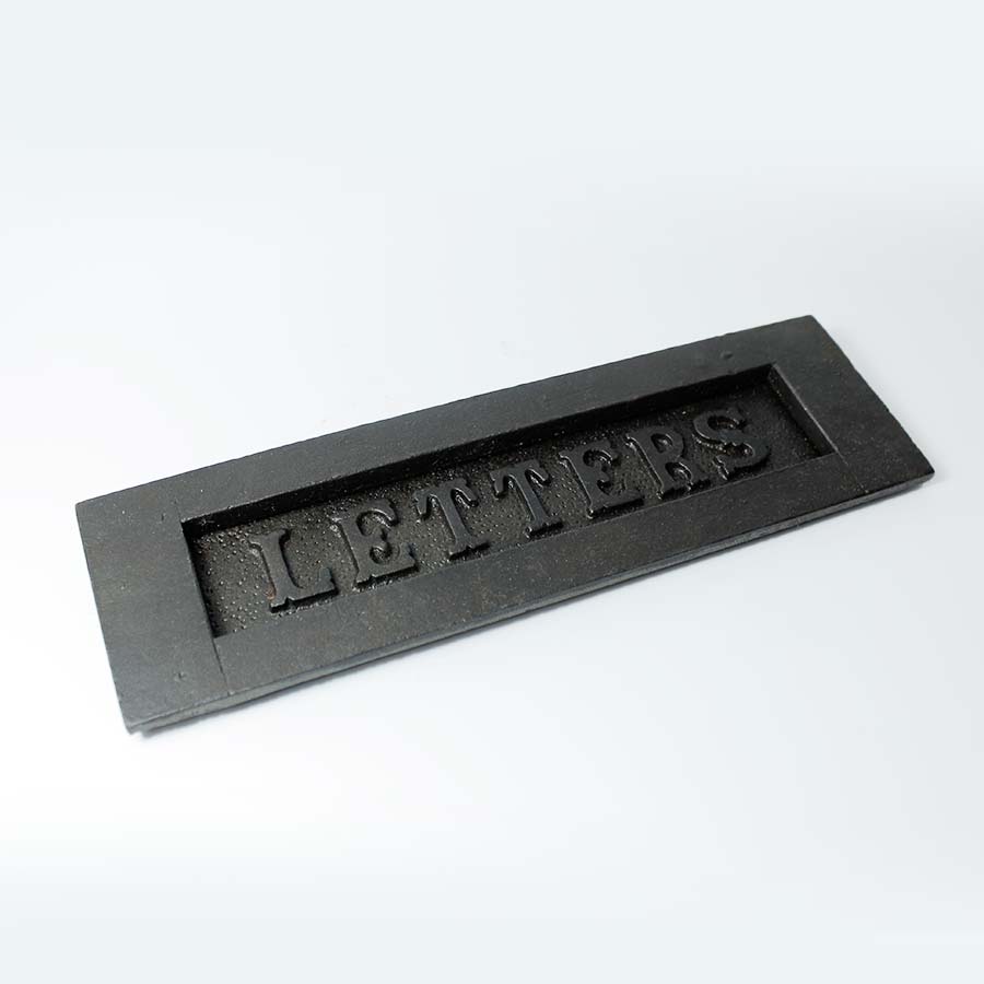 Detailed Letter Box Plate Iron