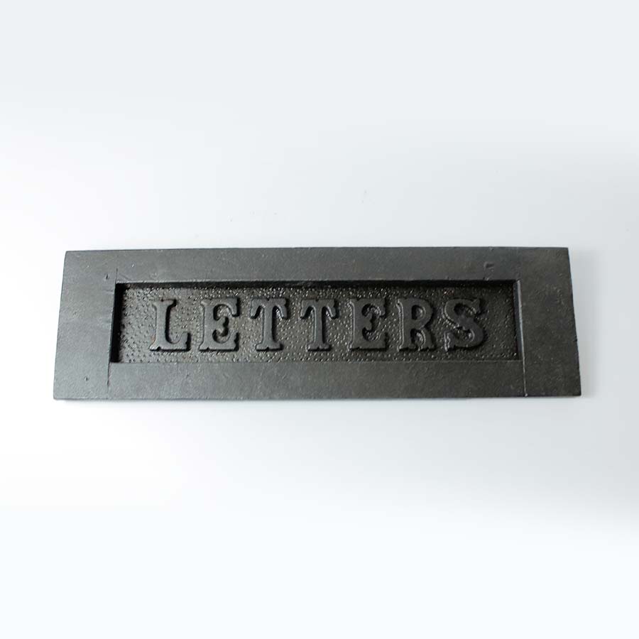 Detailed Letter Box Plate Iron