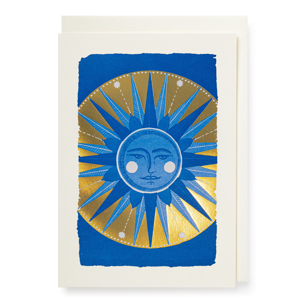 Golden Sun & Blue Sky Mini Card