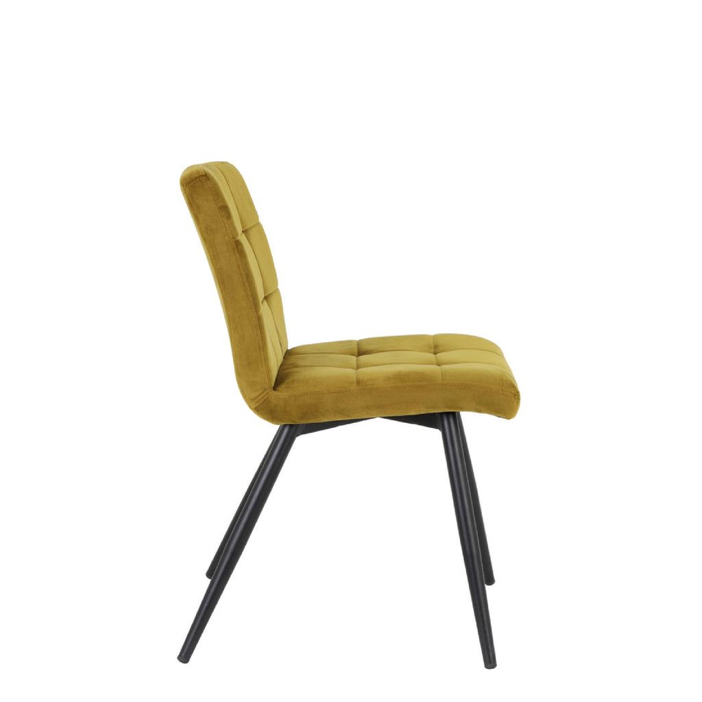 Olive Dining Chair - Mustard
