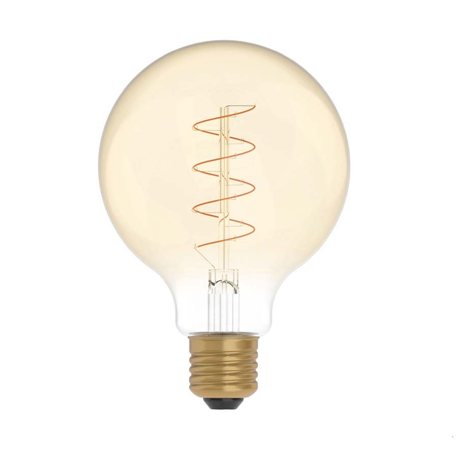 LED Gold Globe G95 4W E27 Dimmable Bulb*