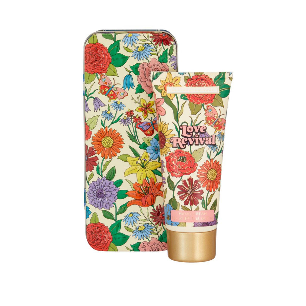 Love Revival Hand Cream in Floral Tin