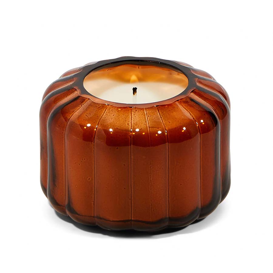 Paddywax Ripple Glass Candle Tobacco Patchouli