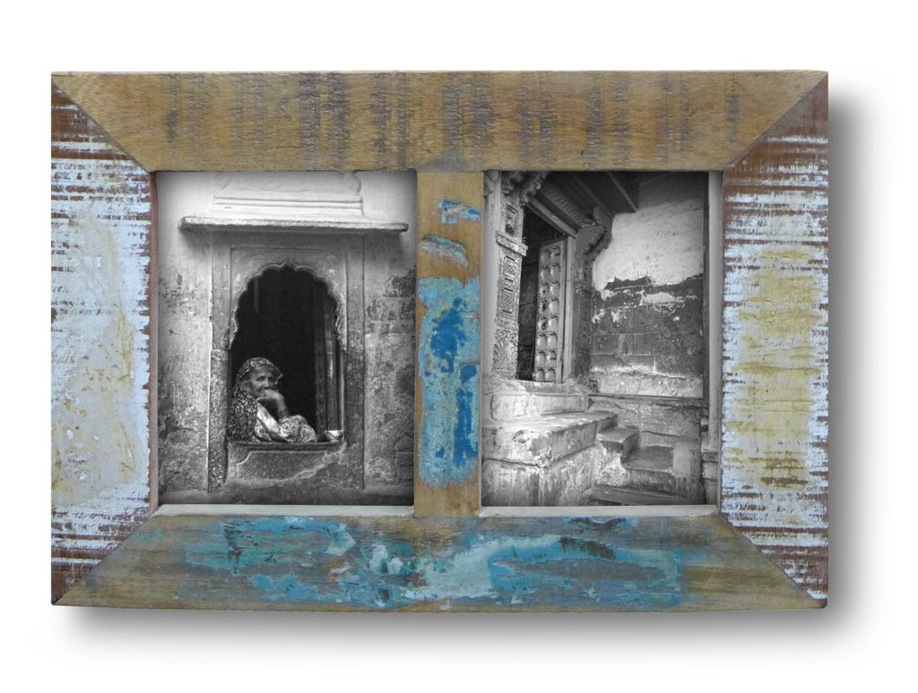Reclaimed Wood 2 6" x 4" Images Photo Frame