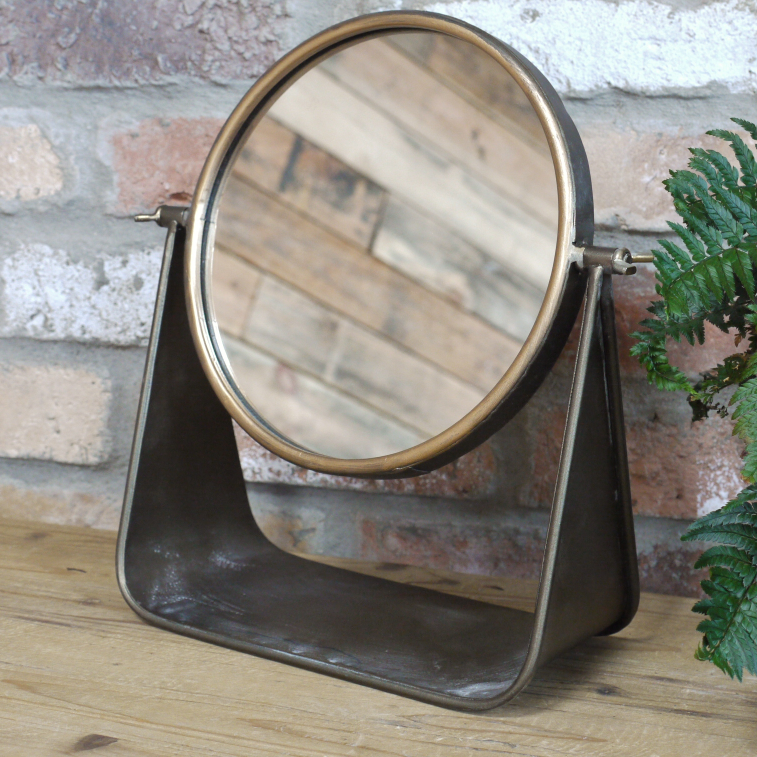 Round Cheval Dressing Table Mirror