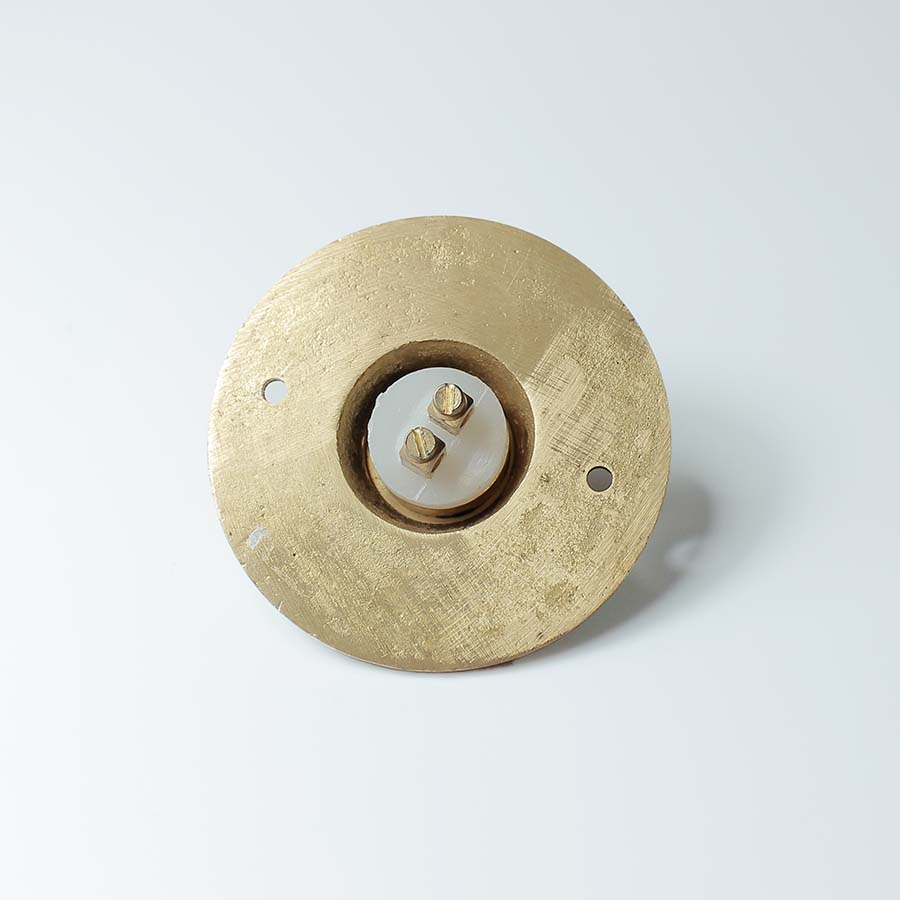 Round Solid Brass Press Push Door Bell