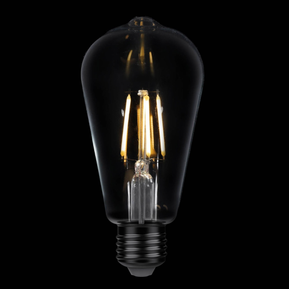 LED Clear Edison ST64 4W E27 Bulb