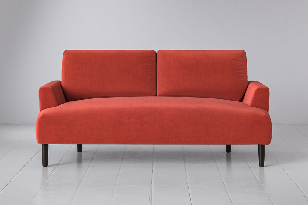 Swyft Model 05 2 Seater Sofa - Coral Eco Velvet
