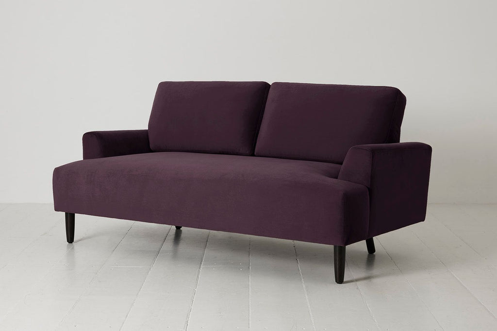 Swyft Model 05 2 Seater Sofa - Made To Order Grape Velvet