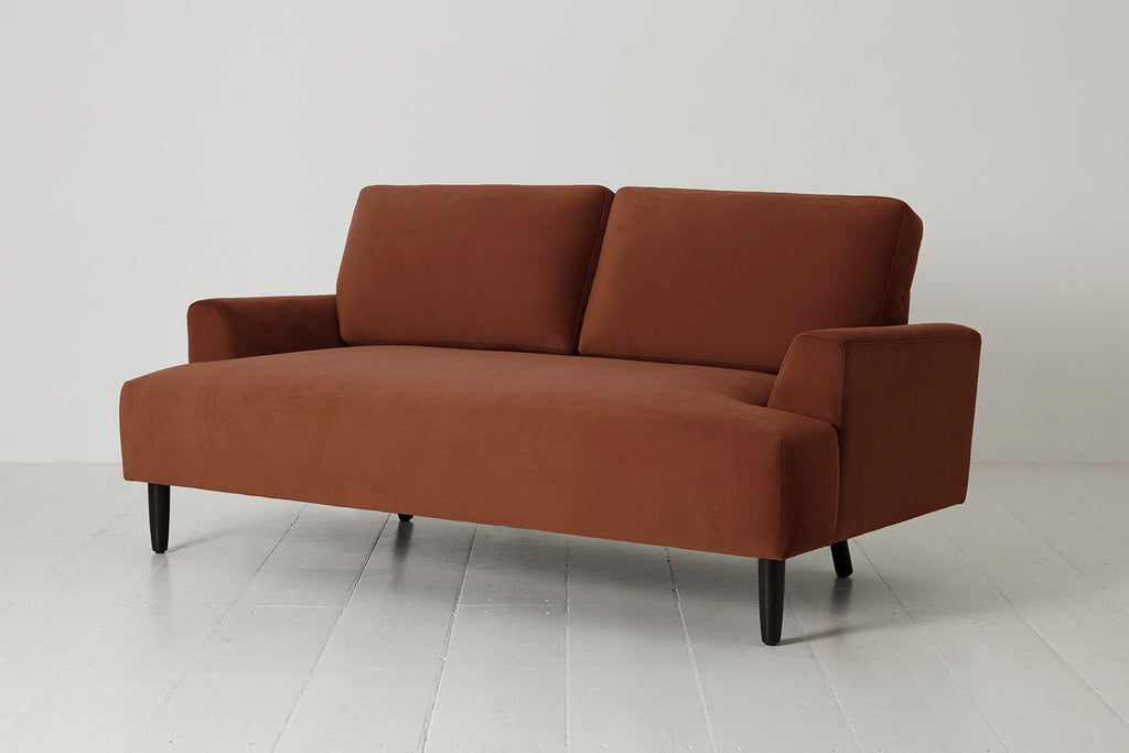 Swyft Model 05 2 Seater Sofa - Made To Order Umber Velvet