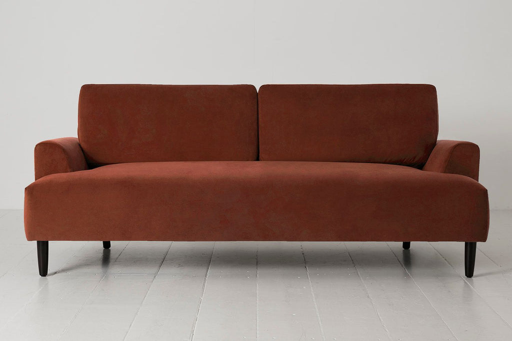 Swyft Model 05 3 Seater Sofa - Brick Velvet
