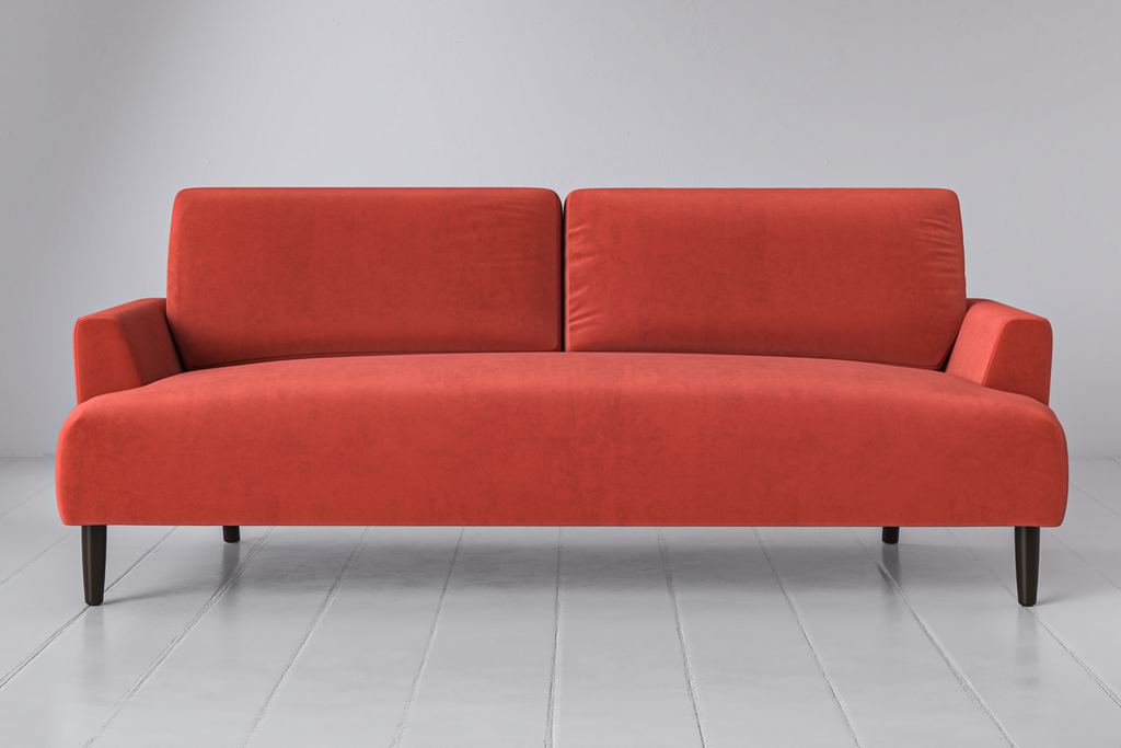 Swyft Model 05 3 Seater Sofa - Coral Eco Velvet