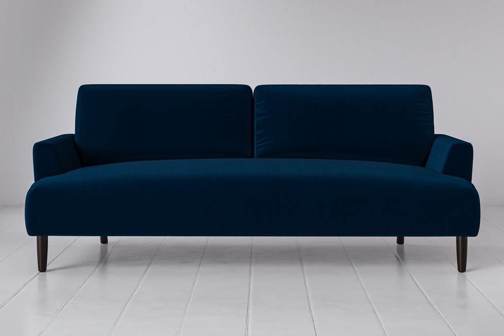 Swyft Model 05 3 Seater Sofa - Indigo Eco Velvet
