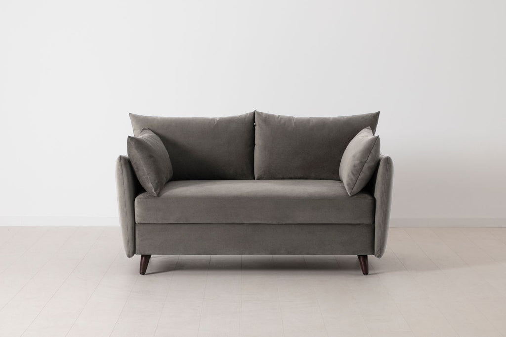 Swyft Model 08 2 Seater Sofa Bed - Made To Order Elephant Velvet