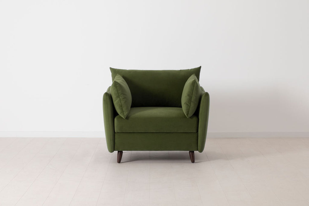 Swyft Model 08 Armchair Bed - Core Fabrics Vine Velvet