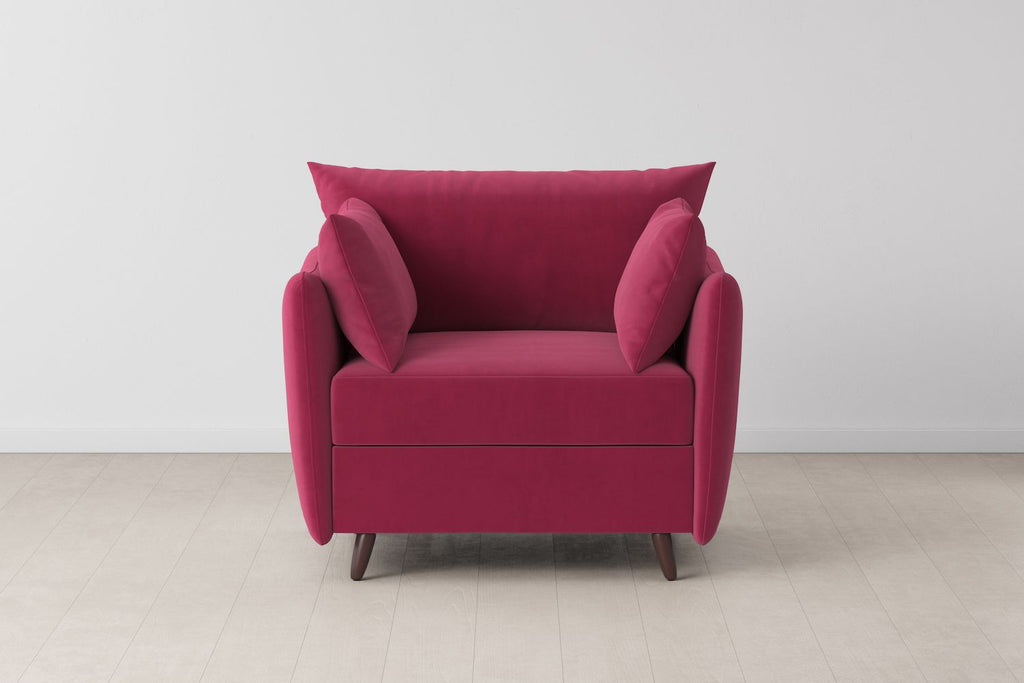 Swyft Model 08 Armchair Bed - Made To Order Peony Velvet