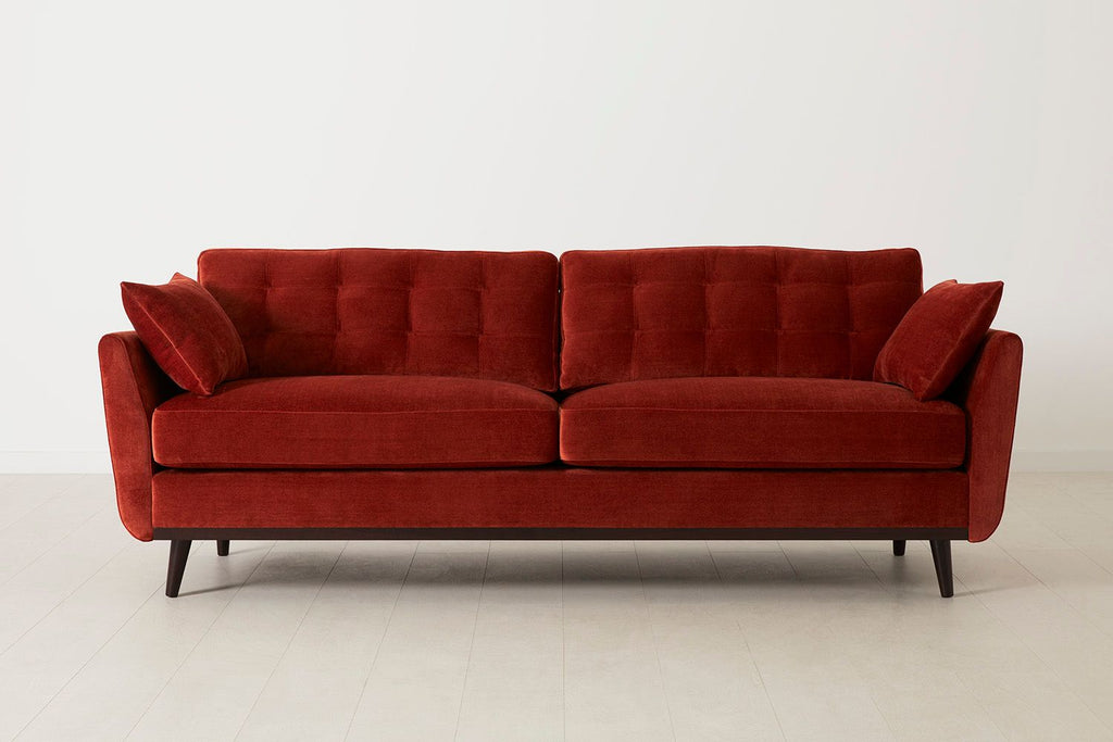 Swyft Model 10 3 Seater Sofa - Made To Order Harissa Chenille