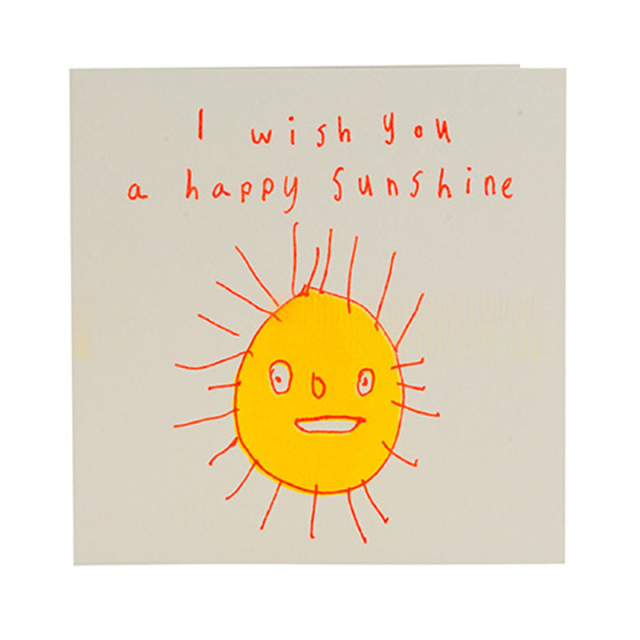 Happy Sunshine Greetings Card