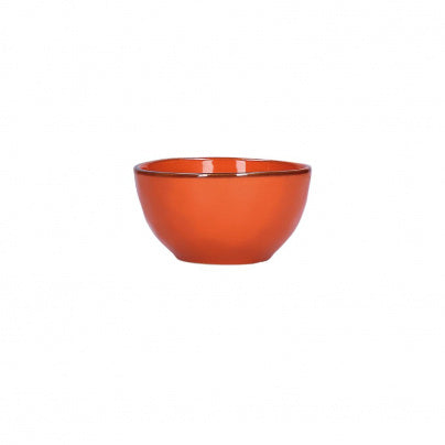 Brightly Coloured Ceramic Small Bowls Orange