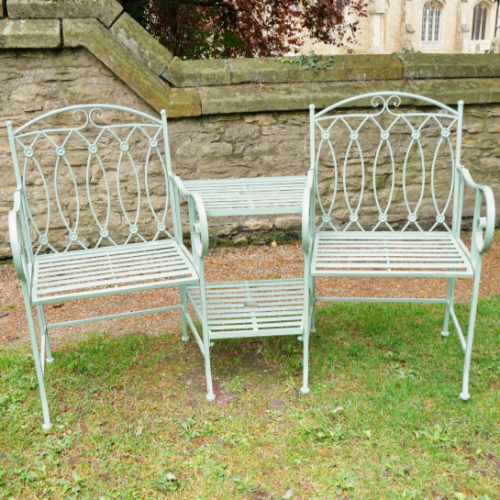 Lovers Bench and Table Set