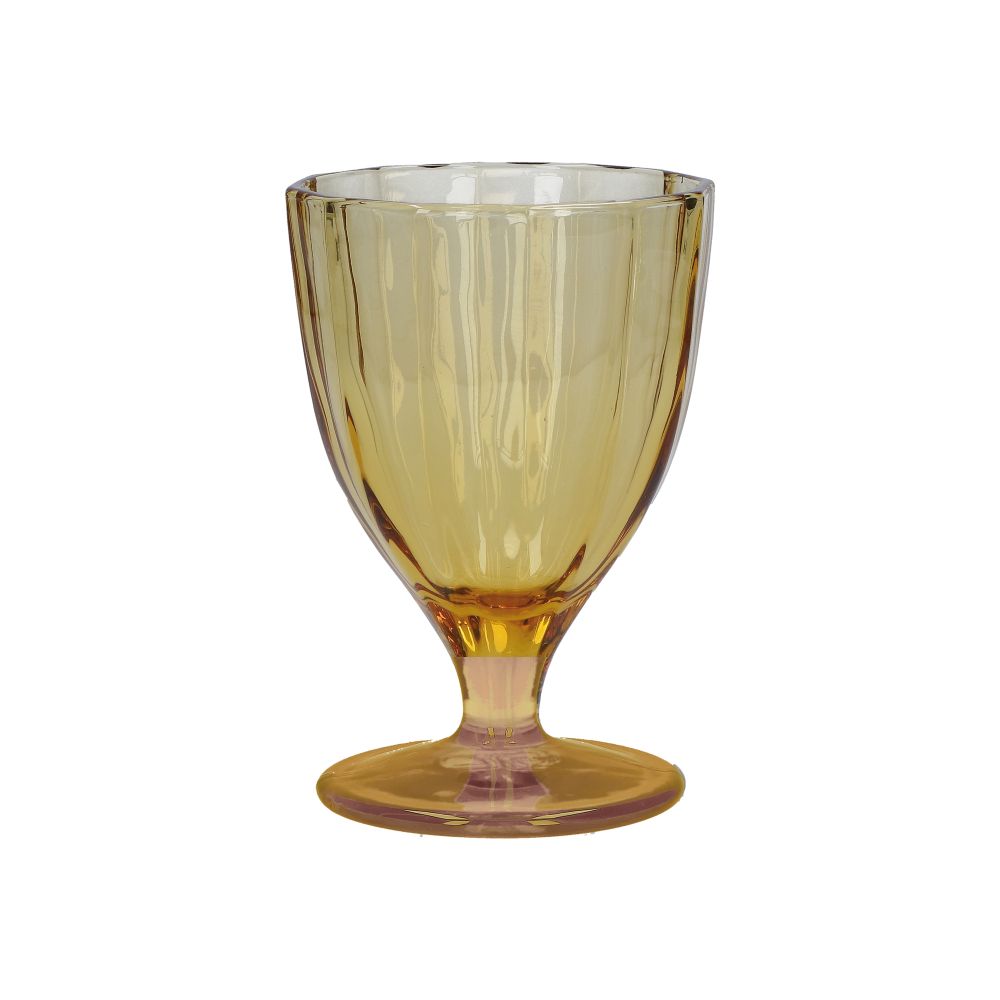 Coloured Goblets Yellow