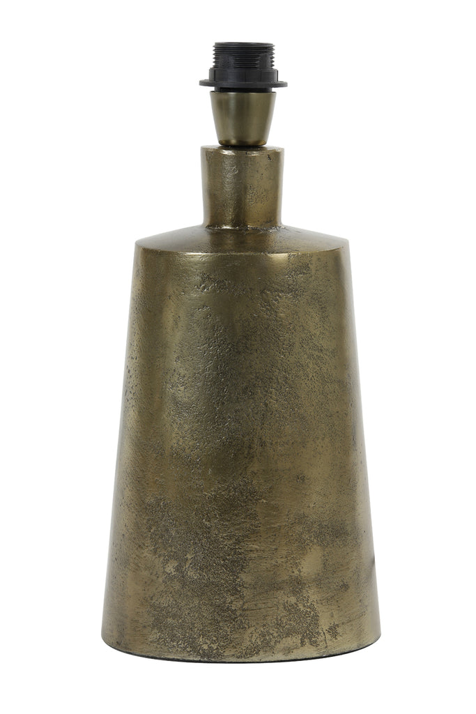 Antique Bronze Polished Effect Lamp Base Small