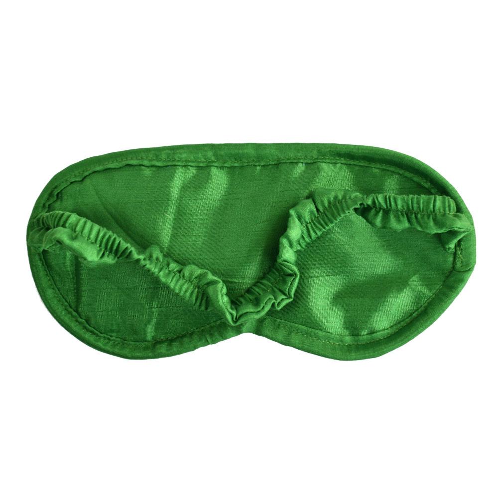 Recycled Brocade Green Eye Mask