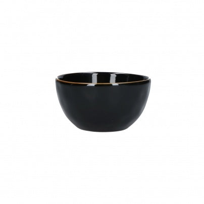 Brightly Coloured Ceramic Small Bowls Black