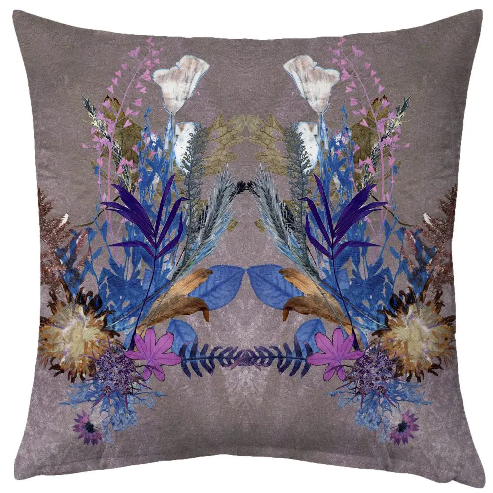 Lavender Dreams Floral Print Cushion
