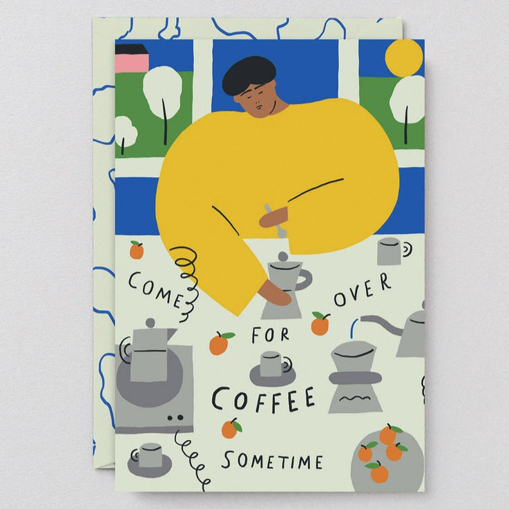 Coffee Invitation Art Card