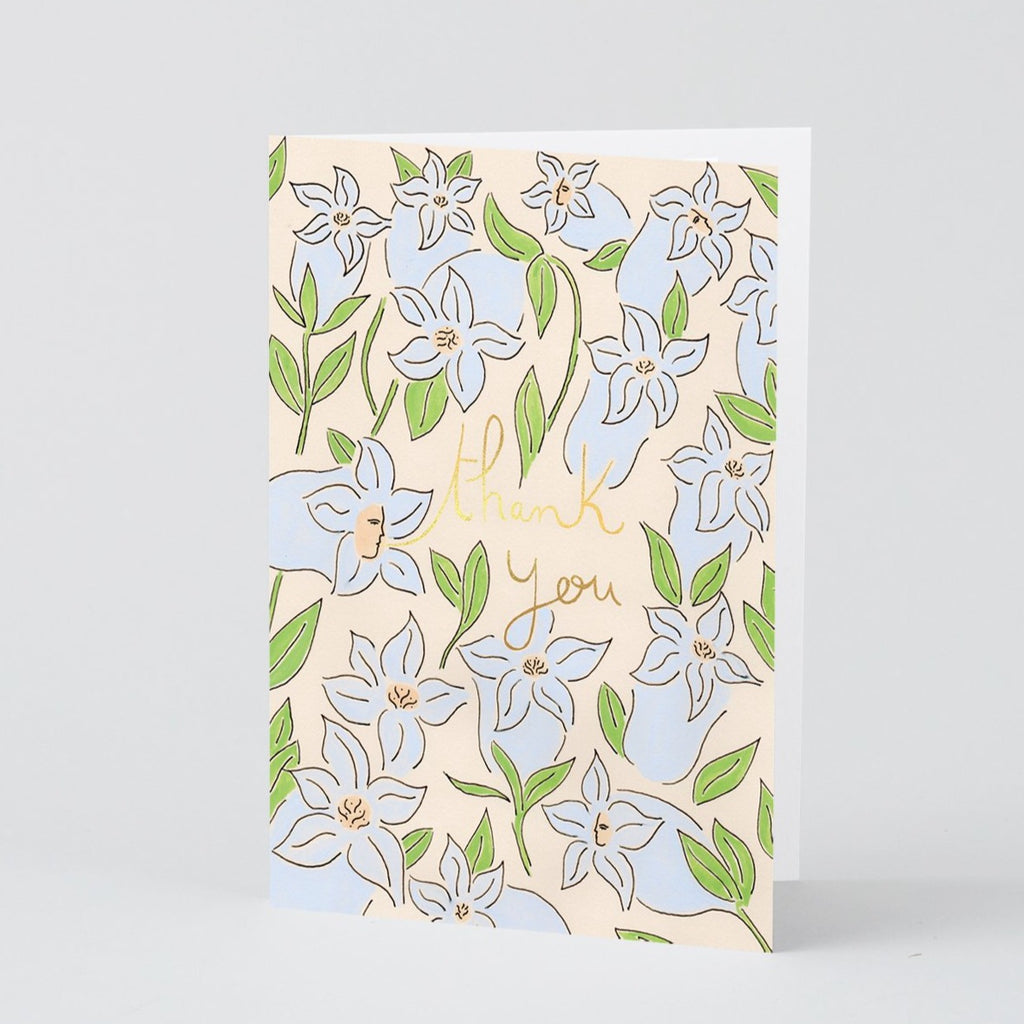 Thank You Bluebells Greetings Card