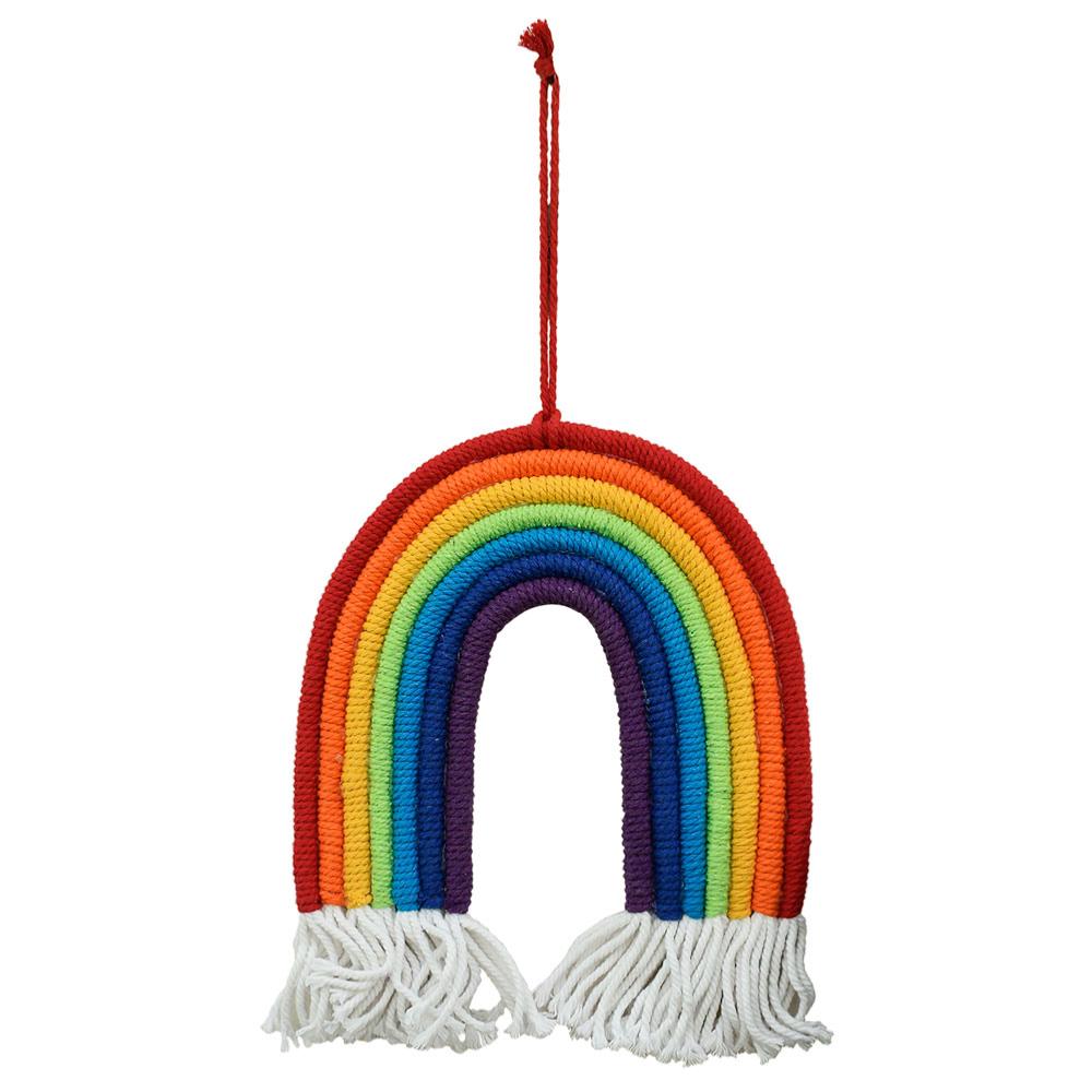 Rainbow Macrame Hanging