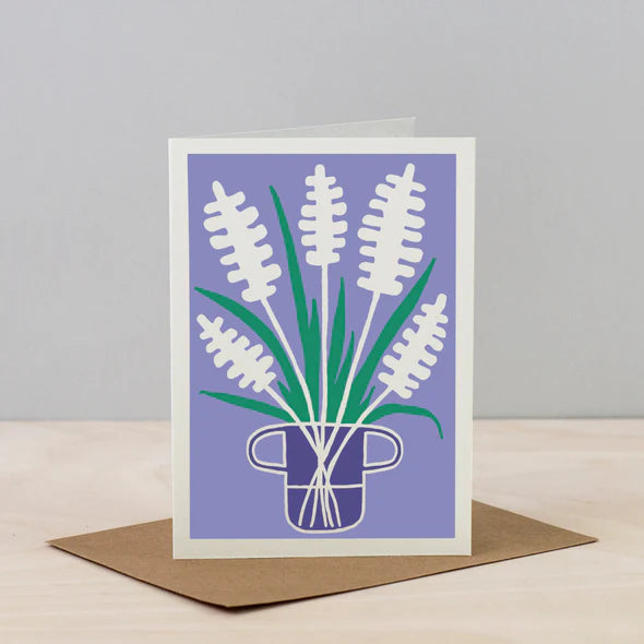 Hyacinth Purple Art Card