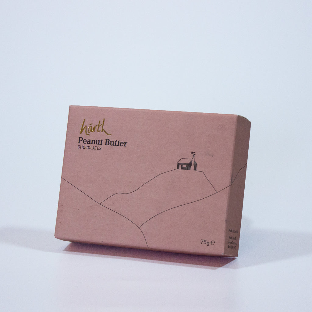Harth Peanut Butter Truffles in a pink box