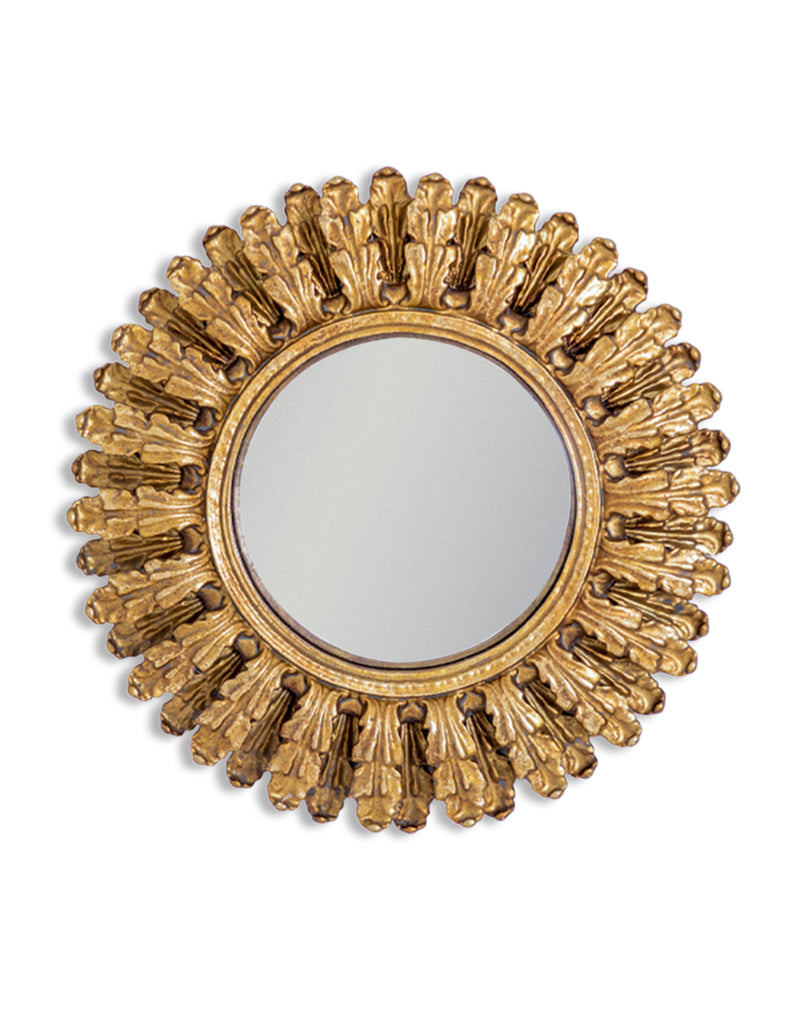 Ornate Gold Framed Mirrors Layered Leaf