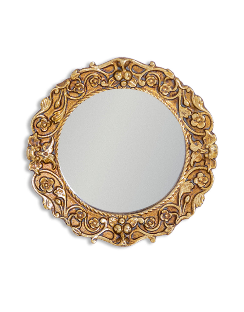 Ornate Gold Framed Mirrors Floral