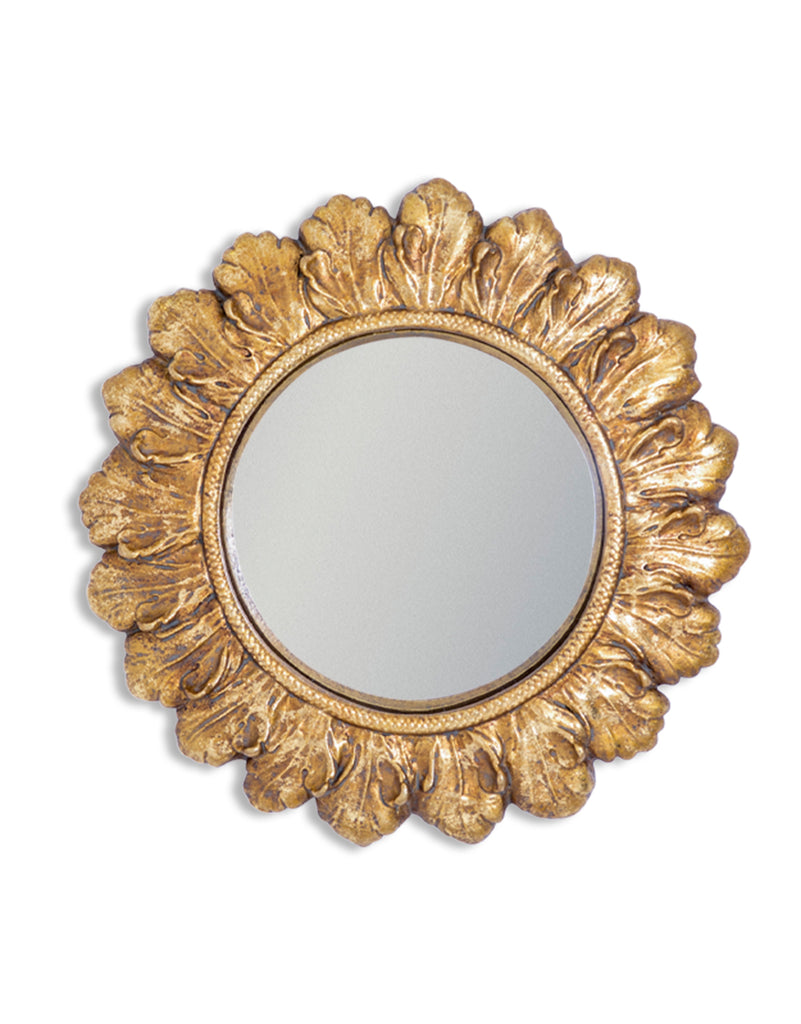 Ornate Gold Framed Mirrors Petals