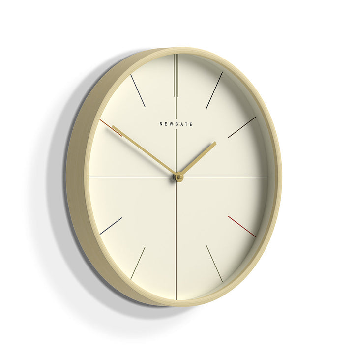 Honey Minimalist Wall Clock
