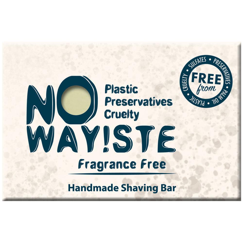 NO WAY!STE Solid Shaving Bar - Fragrance Free