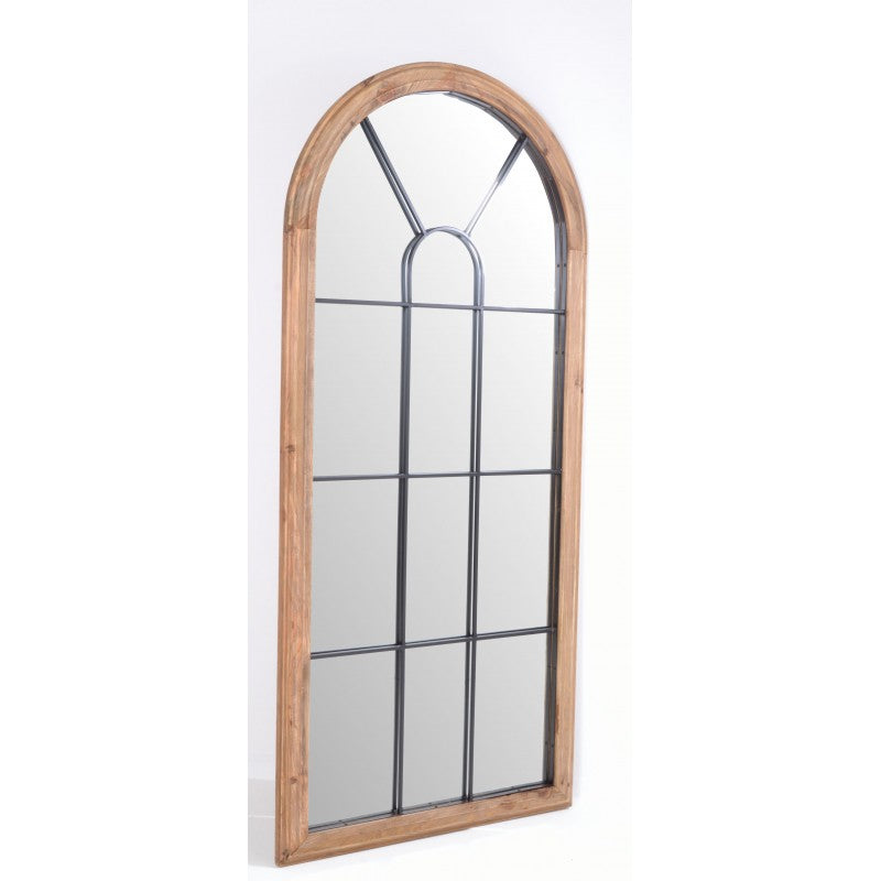Scilly Isles Arched Metal Frame Mirror