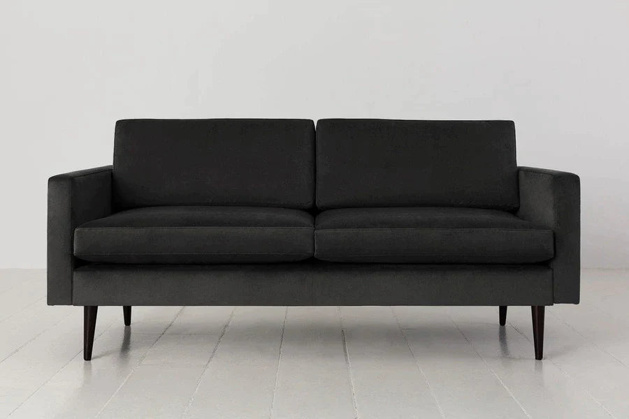 Swyft Model 01 2 Seater Sofa - Velvet Charcoal