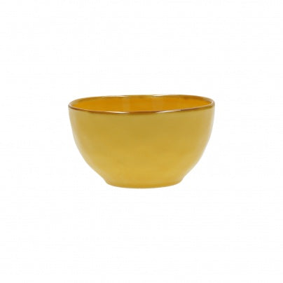 Brightly Coloured Ceramic Small Bowls Yellow