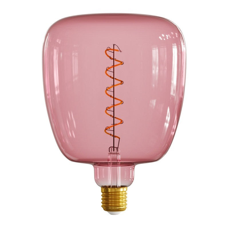 Bona XXL Light Bulb, Pastel Line, 5W E27 Dimmable pink spiral