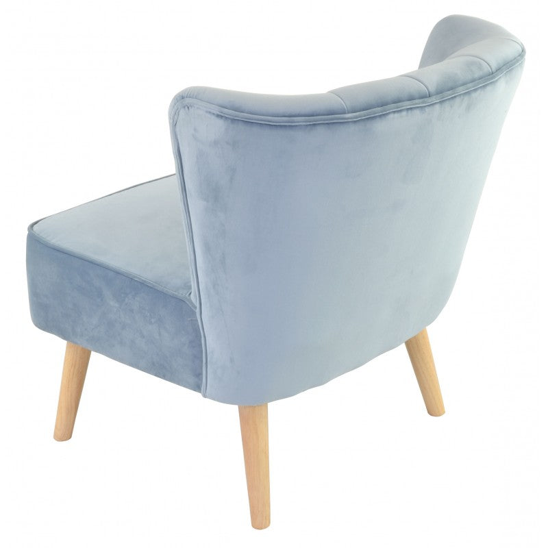 Country Blue Cocktail Chair