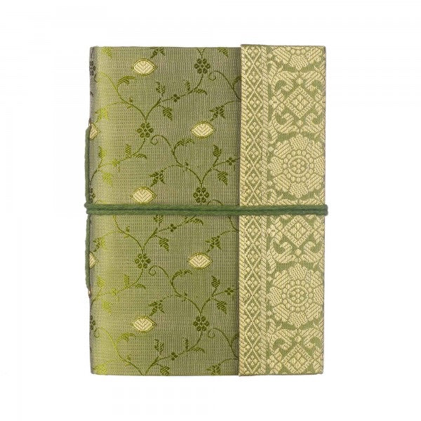 Medium Sari Notebook Green